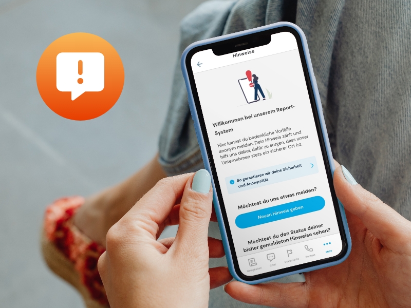 Portal de denuncias en la aplicación Staffice